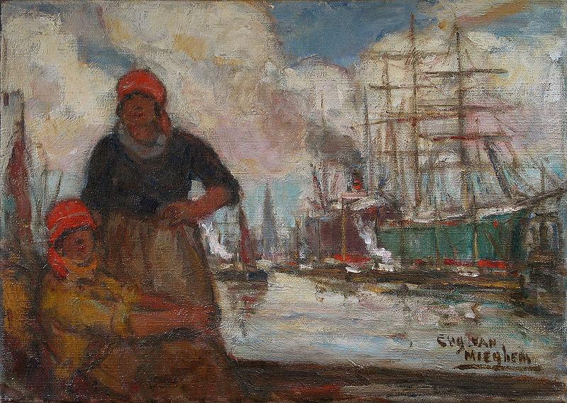 Women of the docks, Eugeen Van Mieghem